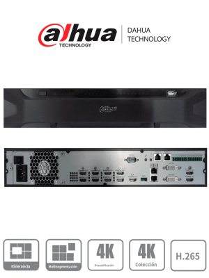 DAHUA NVD0905DH4I4K- DECODOFICADOR DE VIDEO ULTRA HD (4K)/ H265+/ H265/ H264/ MJPEG/ 9 SALIDAS HDMI/ A&S ALARMA/ - Image 1