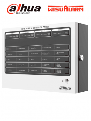 DAHUA WISUALARM HY-C102-4 -Panel de Alarma Contra Incendios/ Convencional de 4 Zonas/ Hasta 32 Detectores por Zona/ 4 Contactos Secos/ Interfaz RS-485/ Ethernet/ Cumple Norma EN54-2,EN54-4/ IP30/Alimentación 90 V CA a 270 V CA#LoNuevo #Wisualarm #W1D #WDL - Image 1