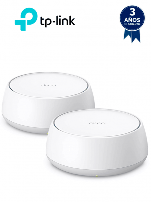 TP-LINK DECO BE25(2-PACK) - Sistema Mesh WiFi 7 , Wi-Fi 7 de Triple Banda de 3.6Gbps , 2 puertos 2.5Gbps , Multi-Link Operation (MLO) , Protección con HomeShield, AI-Roaming , compatible con Alexa y Google Home. - Image 1
