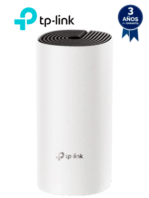 TP-LINK Deco M4(1-pack) -  Router inalámbrico MESH para interior y hogar de doble banda Wi-Fi 5 AC1200 Mbps con 2 puertos Gigabit WAN/LAN, 2 antenas internas y administración mediante la app Deco (iOS, Android). - Image 1