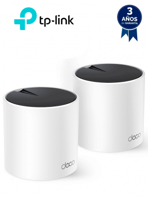 TP-LINK - DECO X55(2-pack) / Sistema Wi-Fi 6 Mesh AI Doble Banda AX3000 / Paquete con 2 piezas #TP9 - Image 1