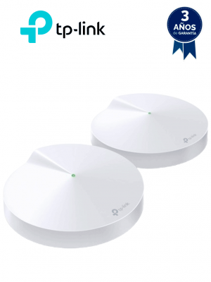 TP-LINK DECO M5 (2-Pack)- Kit de 2 routers MESH para hogar de doble banda Wi-Fi 5 AC1300 Mbps con 2 puertos Gigabit WAN/LAN, 4 antenas internas, además app Deco (iOS, Android) y protección HomeCare. #TP9 - Image 1