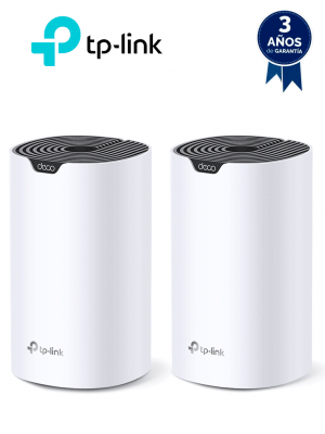 TP-LINK Deco S7(2-pack)- Kit de 2 routers inalámbricos MESH para hogar de doble banda Wi-Fi 5 AC1900 Mbps con 3 puertos Gigabit WAN/LAN, 3 antenas internas y administración en la app Deco (iOS, Android). (2 piezas) #O4 - Image 1