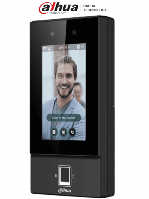 DAHUA ASI6214S-D - Control de acceso con reconocimiento facial/ Pantalla de 4.3 Pulgadas/ Cámara 2 MP/ 6.000 usuarios/ 6.000 rostros/ 6.000 contraseñas/ 6.000 huellas dactilares/#SPLite/ FACT - Image 1