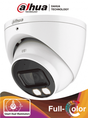 DAHUA HAC-HDW1239TN-IL-A - Camara Domo de 2 Megapixeles/ Iluminador Dual Inteligente+Full Color/ Lente de 2.8 mm/ 107 Grados/ Microfono Integrado/ WDR Real de 130 dB/ 40 Metros de Iluminación IR y Visible/ IP67/ #MCI2 #MCC - Image 1