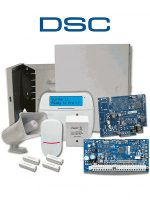 DSC NEO-LCD-SIRENA-IP-SB- Paquete SERIE NEO con panel HS2032 de 8 zonas expandible a 32, Teclado LCD HS2LCDN con Sirena de 30W y su gabinete incluye Comunicador IP TL280E . Sensor PIR Cableado LC200, 2 SM433TQW , Transformador y Gabinete - Image 1