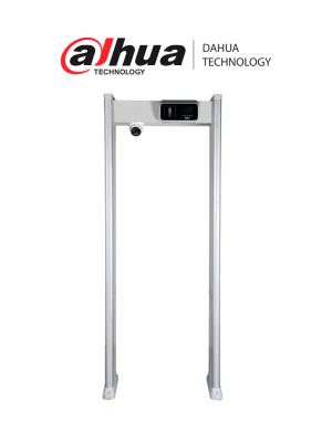 DAHUA DHI-ISC-D118-T - Arco detector de metales de 18 zonas con medición de temperatura y cámara térmica. Pantalla de 3.5", tecnología de sensor VOx sin enfriamiento, ajuste automático de frecuencia y 255 niveles de sensibilidad configurables. - Image 1