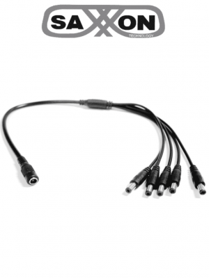 SAXXON SXF55 - Divisor de energía / Tipo pulpo / 1 Conector hembra / 5 Conectores macho / Cable de cobre / #SAX - Image 1