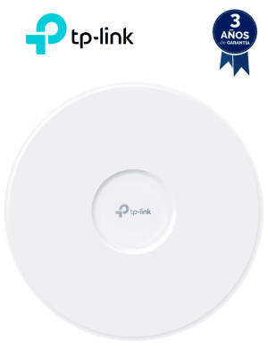 TP-LINK EAP773 - Punto de accesso WIFI 7, Tribanda 5760 Mbps (6 GHz) + 4320 Mbps (5 GHz) + 574 Mbps (2,4 GHz) , 1 puerto RJ45 de 10G , Ancho de banda de 360 Mhz.#CW2A6 - Image 1