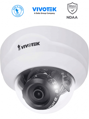 VIVOTEK FD8169A - Cámara IP Domo Interior 2 MP Full HD con lente de 2.8 mm, Smart IR de 20m, SNV, 3DNR y Smart Stream. También cuenta con PoE. - Image 1