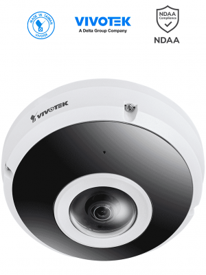 VIVOTEK FE9382-EHV-v2 - Cámara IP fisheye exterior 6 MP, panorámica 360º, Smart IR II 20m, Deep Search, WDR Pro, Smart VCA, Stream III, micrófono integrado, ciberseguridad Trend Micro, IP66/IK10/Nema4X, SNV, NDAA, ONVIF #TM #TECNOWEEN #TW6 - Image 1