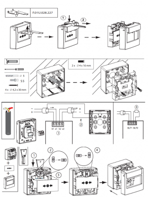 BOSCH F_FMC300RWGSRRD - Estacion manual color rojo / REARME / Montaje en superficie - Image 5