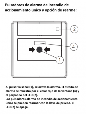 BOSCH F_FMC420RWHSRRD - Pulsador de alarma de incendio para exterior / Opcion de REARME / Rojo - Image 4