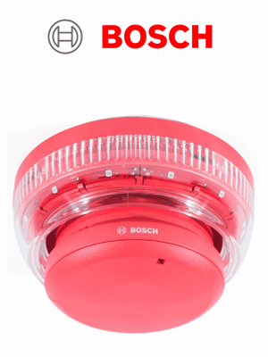 BOSCH F_FNX425UWFRD - Alarma Acústica y Visual / Carcasa Roja / Estrobo Blanco / Direccionable / All-in-One 4000 - Image 1