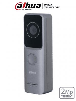DAHUA VTO2301R-P - Frente de Calle para Videoportero IP/ Diseño Ultra Delgado/ Camara de 2 Megapixeles/ Audio 2 Vías con Monitores VTH/ Videollamada por APP/ Iluminación IR Automatica/ WDR/  Uso Exterior IP65/ PoE/ Ranura para MicroSD/ - Image 1