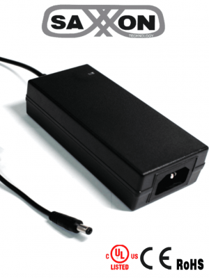 SAXXON PSU1205D - Fuente de Poder Regulada de 12 Vcc a 5 Amperes/ Ideal para Equipos de Alto Consumo de Corriente/ Para Usos Multiples: Sistemas de CCTV, Acceso, Asistencia, etc/ Certificación UL/ - Image 1