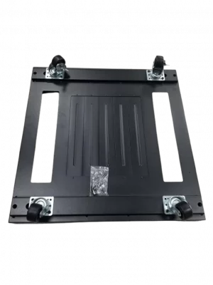 SAXXON SXR32U6632S - Gabinete de Piso 32UR, Negro, Puerta de Vidrio Templado, 160x60x60 cm, Base con 2 Ventiladores 110V #SAX - Image 3