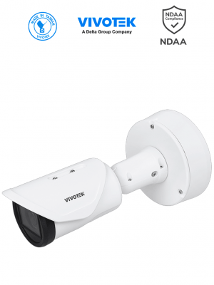 VIVOTEK IB9387-LPR-V3 - Cámara IP bullet exterior ANPR 5 MP, lente varifocal 2.7-13.5mm, WDR PRO, SNV, IR 50m, IP67 e IK10, Lectura hasta 30 Km/h, Compatibilidad Wiegand, ANPR MMC - Image 1