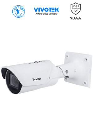 VIVOTEK IB9387-LPR-v2 - Cámara IP bullet exterior ANPR 5 MP, lente varifocal 2.7-13.5mm, WDR PRO, SNV, IR 50m, IP67 e IK10, Stop&Go hasta 30 Km/h, soporta matrículas de +70 países. #V1 - Image 1