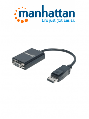 MANHATTAN - 151962	Adaptador DisplayPort M a VGA H 15cm - Image 1
