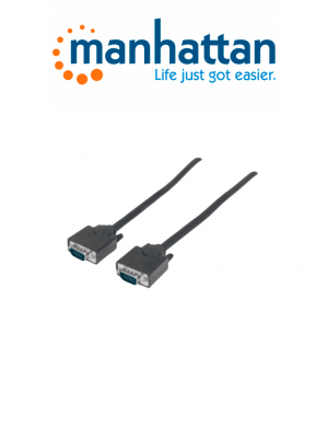 MANHATTAN 311748 - CABLE MONITOR SVGA 8MM HD15M-M 3.0M - Image 1