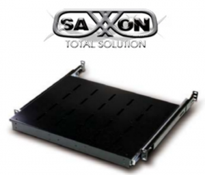 SAXXON 70033501- Charola para gabinete/ Deslizable para teclado/ Color negro/ Medidas 44.0 cm de ancho x 35.0 cm de profundidad 1UR - Image 2