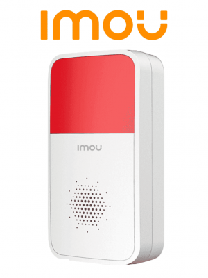 IMOU SIREN (ARA10-SW) - Sirena Inalambrica con Estrobo integrado sonido de 85 dB y frecuencia de 433 MHz. Con batería CR123A de alta duración y fácil instalación. #Seguridad #MCI2 #IMMC - Image 1