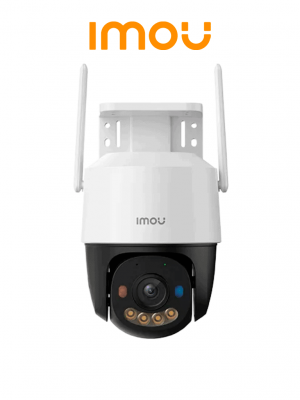 IMOU Cruiser SC 5MP (IPC-K7FN-5H0WE ) - Cámara IP PT de 5 MP/ Wifi/ Full Color/Disuasión activa luces Rojo-Azul/ Audio 2 Vías/ 30 Metros Visión Nocturna/ Sirena de 110 dB/ Smart tracking/ Ranura para MicroSD/ IP66/ - Image 1