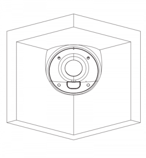 DAHUA IPC-HCBW8442 - Domo IP de 4 MP para Montaje en Esquinas/ Lente de 2.5 mm/  135°/ IR de 10 Metros/ Antivandálico/ Protección Perimetral/ Conteo de Personas/ Mapa de Calor/ IP67 e IK10+ (50J)/ PoE/ E&S de Alarma/ E&S de Audio / - Image 2
