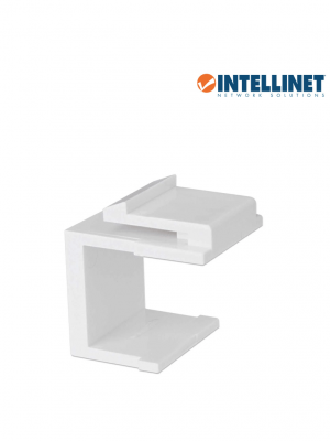INTELLINET 772617 - Bote con 50 insertos ciegos Keystone para placas de pared. Módulo de tapa ciega, tipo Keystone, blanco (sobre pedido). - Image 2