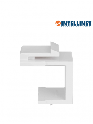 INTELLINET 772617 - Bote con 50 insertos ciegos Keystone para placas de pared. Módulo de tapa ciega, tipo Keystone, blanco (sobre pedido). - Image 3