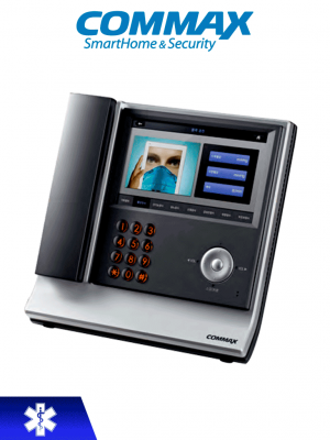 COMMAX JNS70MN - Unidad de intercomunicación por voz para sistema de llamado de enfermería / Identificación de habitación y número de cama / Interconexión con JNSPSM a 4 hilos - Image 1