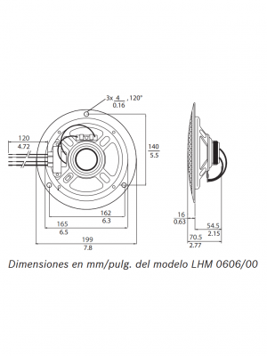 BOSCH M_LHM060600US - Altavoz para montaje de techo de 6 w - Image 2