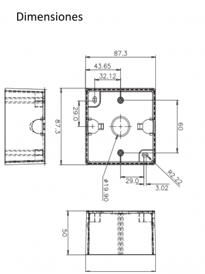 BOSCH M_LM1SMBMK - Caja de montaje en superficie para control de volumen - Image 3
