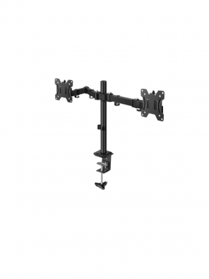 TCE LMG15NB - Soporte de Escritorio para 2 Monitores de 13 a 27" , Carga Máxima 9Kg por brazo , VESA 75x75mm / 100x100mm , Ajuste Inclinación y Rotación - Image 1