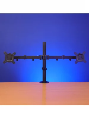 TCE LMG15NB - Soporte de Escritorio para 2 Monitores de 13 a 27" , Carga Máxima 9Kg por brazo , VESA 75x75mm / 100x100mm , Ajuste Inclinación y Rotación - Image 2