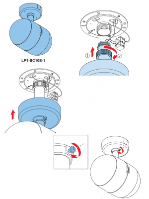 BOSCH M_LP1BC10E1US- ALTAVOZ 10W/ PROYECTOR DE SONIDO BIDIRECCIONAL - Image 3