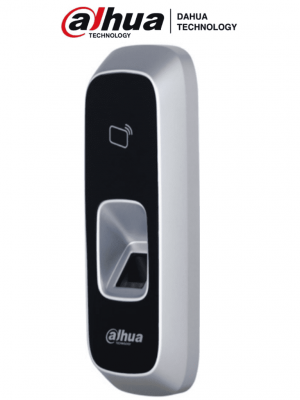 DAHUA ASR1102A(V3)  - Lectora de Huellas y Tarjetas MIFARE/ 13.56MHz/ 3,000 Huellas/ Conexion RS-485/ Tiempo de Respuesta <1.5s/ Indicador de Luz y Sonido/ Luz de Fondo Azul/ #LoNuevo - Image 1