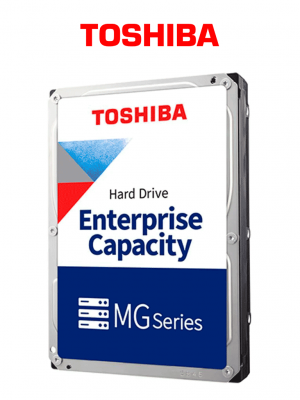 TOSHIBA MG09ACA16TE - Disco duro interno de 16TB / Serie Enterprise / 3.5" / SATA / 7200RPM / 512MB / Recomendado para Servidores / Soporta aplicaciones de videovigilancia - Image 1