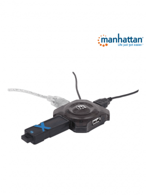 MANHATTAN 162272 - Mini USB de 4 Puertos que Proveen Energía/ Soporta especificaciones USB 1.1/ Soporta Dispositivos y Puertos USB 2.0 (hasta 12 Mbps)/ - Image 2
