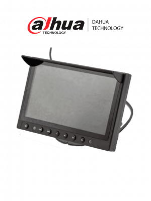 DAHUA DHI-MLCDF7-E  Monitor Led de 7 Pulgadas Widescreen TFT-LCD/ Especial para DVRs Moviles/ Conector M12/ Brillo de 350 cd/ - Image 1