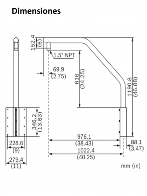 BOSCH V_NDAURMT - Soporte parapeto colgante / Compatible PTZ - Image 8