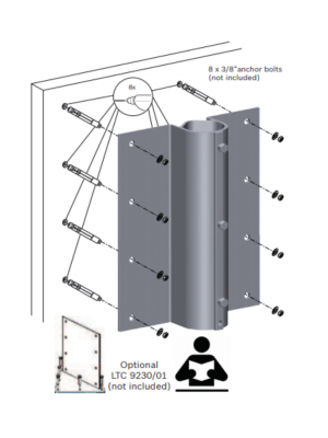BOSCH V_NDAURMT - Soporte parapeto colgante / Compatible PTZ - Image 4