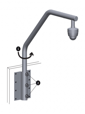 BOSCH V_NDAURMT - Soporte parapeto colgante / Compatible PTZ - Image 3