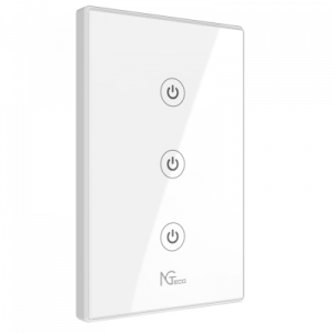 NGTECO NGS103 - Apagador Inteligente WiFi 3 Botones Touch / Control Remoto vía App / Control por Voz / Temporizador / Panel Táctil de Alta Sensibilidad / WiFI 2.4 GHz / Se requiere Cable Neutro / Compatible con Alexa y Asistente de Google - Image 2