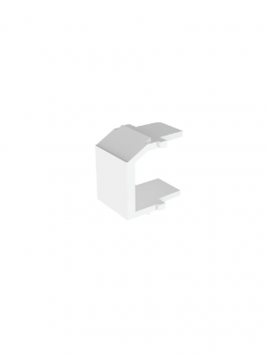 PANDUIT NKBMWH-X  Módulo Keystone vacío NetKey™ / 1 puerto / Blanco / Inserto ciego / Paquete con 10 piezas - Image 1