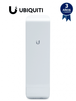 UBIQUITI NanoStation M5 NSM5 - Radio (CPE) airMAX M5 de 5 GHz con antena panel integrada de 16 dBi, 27 dBm, 2 puertos Ethernet 10/100 y rendimiento de hasta 150 Mbps. Ideal para PtMP y tecnología MIMO. #UBI2 #MCI2 - Image 1