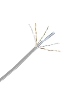 PANDUIT NUC6C04IG-FE Bobina de Cable UTP 100% cobre, NetKey / Caja con 1,000 Pies (305 metros) / 4 pares / 24 AWG / Categoría 6 / Gris #MCI1 - Image 1