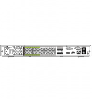 DAHUA DHINVR521616PI - NVR 16 Canales IP / 4K con inteligencia artificial / Reconocimiento facial / IA / H265+ / Rendimiento 320 Mbps /  HDMI / VGA / 16 Puertos  PoE / Soporta 2  HDD/ #Proyectos - Image 4