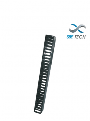 SBE OV20URS- Organizador de cable vertical 3.5 20 UR sencillo, con canal 3" x 3" - Image 1